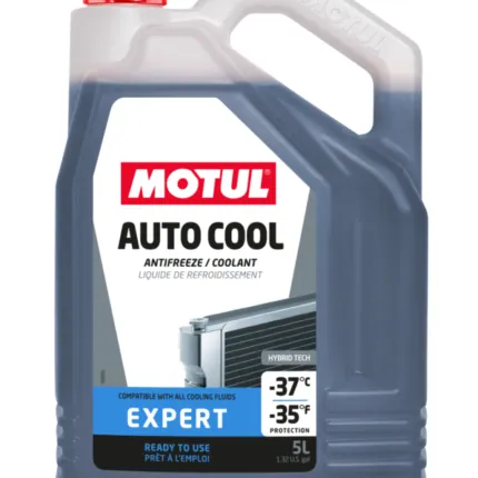 Illustration of motul auto cool antifreeze -37°c/-35°f 5l