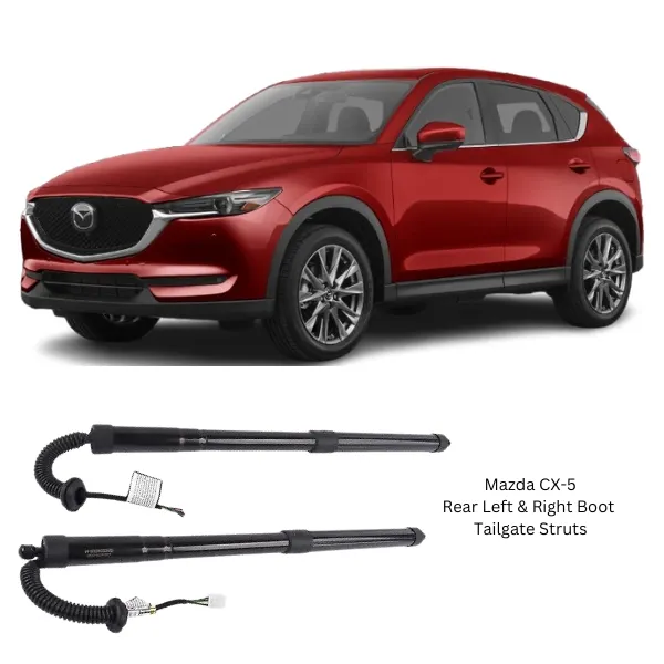 Illustration of mazda cx-5 rear left & right boot tailgate struts kb8c636ex