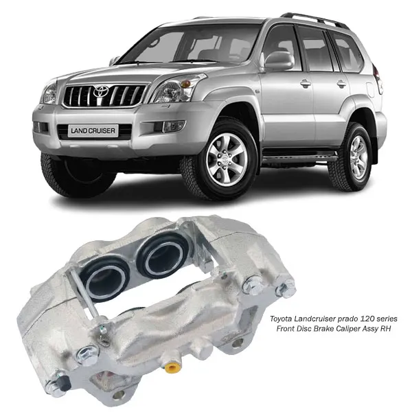 Illustration of toyota landcruiser prad0 120 series front disc brake caliper assy rh 47730-60261