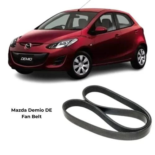 Illustration of mazda demio de fan belt 6pk1840 mitsuboshi