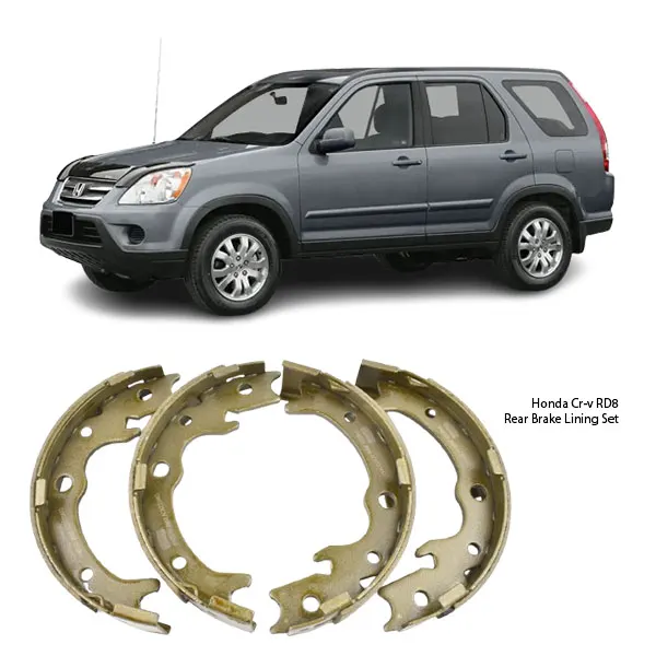 Illustration of honda cr-v rd8 rear brake lining set fn0570