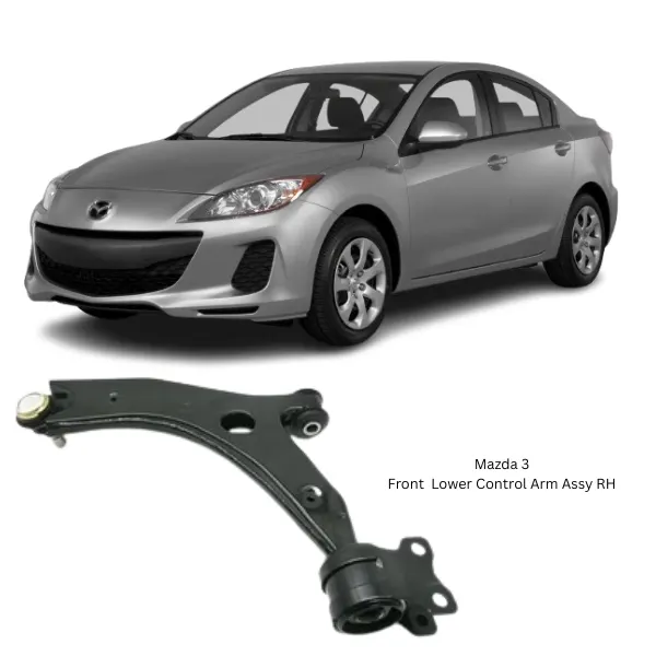 Illustration of mazda 3 front lower control arm assy rh bbm2-34-300d