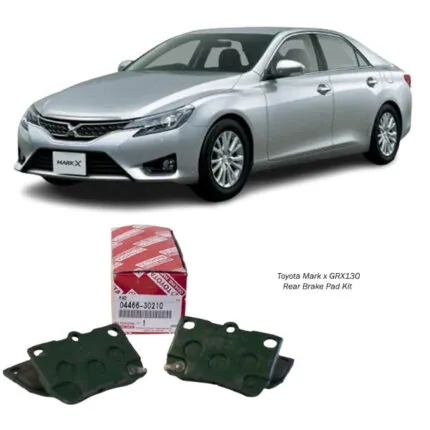 Illustration of toyota mark x grx130 rear brake pad kit 04466-30210