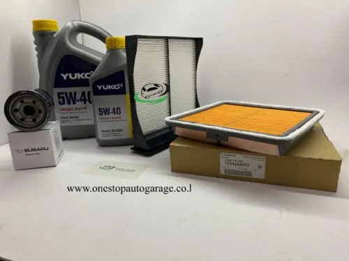 Illustration of subaru forester complete service kit