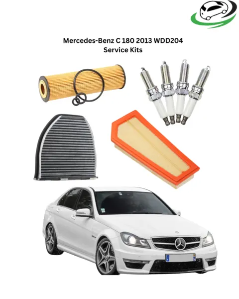 Illustration of mercedes-benz c180 w204 2013 service kit-kenya
