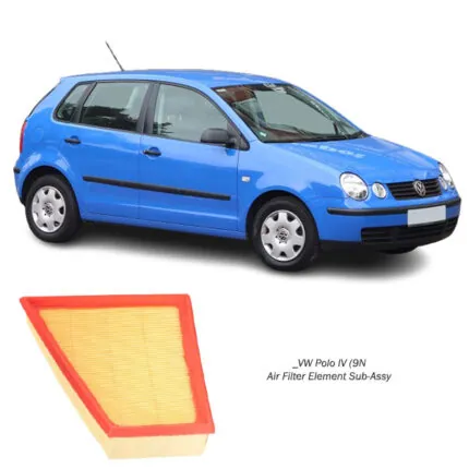 Illustration of vw polo iv air filter element sub-assy a0191