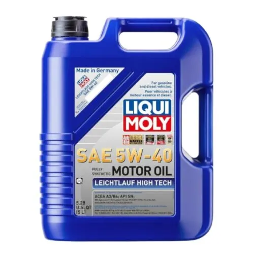 Illustration of liqui moly leichtlauf high tech 5w-40 5l