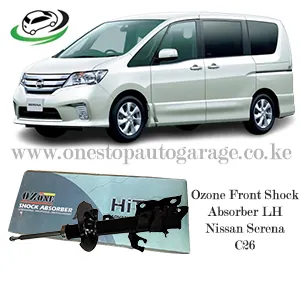 Illustration of nissan serena c25/c26 front shock absorber assy lh 338076