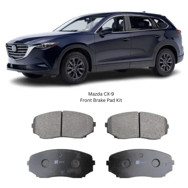 Illustration of mazda cx-9 front brake pad kit d3142