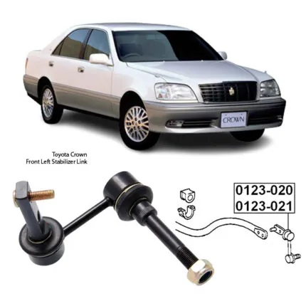 Illustration of toyota crown front left stabilizer link assy 0123-021