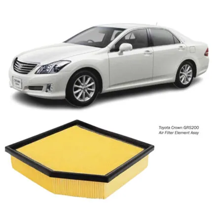 Illustration of toyota crown grs200 air filter element assy 17801-31100