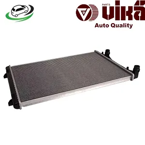 Illustration of audi a3 (8p1)/ tt (8j3)/ a3 sportback (8pa)/ tt roadster (8j9) / vw cc b7 (358)/ beetle (5c1 5c2)/ eos (1f7 1f8) engine radiator 1k0121251l
