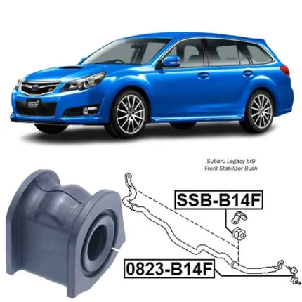 Illustration of subaru legacy br9 front stabilizer bush ssb-b14f
