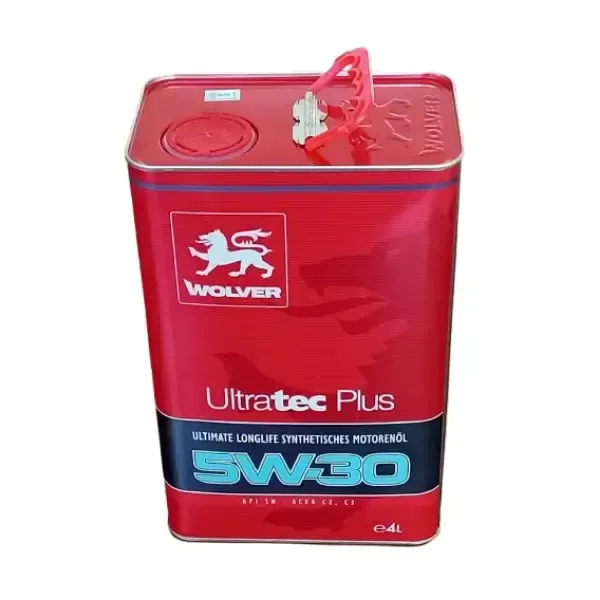 Illustration of wolver ultratec plus 5w-30 ultimate longlife synthetic engine oil 4 litres