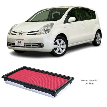 Illustration of nissan note e11 air filter element 16546-ed500