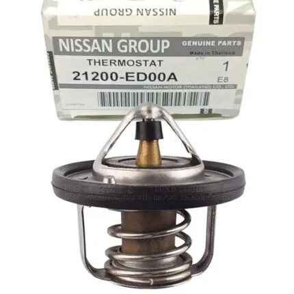 Illustration of genuine nissan thermostat for hr16 / mr20 engines 21200-ed00a