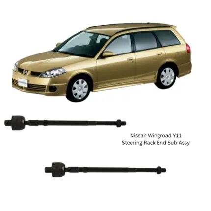 Illustration of nissan wingroad y11 steering rack end sub assy 48521-4m485