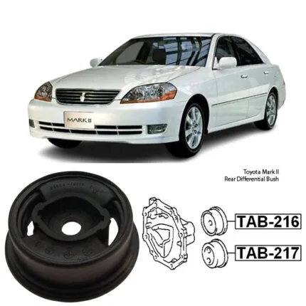 Illustration of toyota mark ii gx115 / jzx110 / jzx115 rear differential bush tab-216