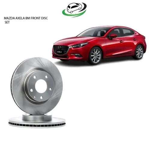 Illustration of mazda axela bm front brake disc assy b45g-33-251a