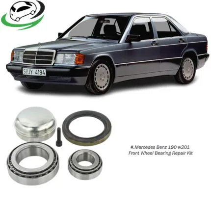 Illustration of mercedes benz 190 w201.# front wheel bearing repair kit kit-211f