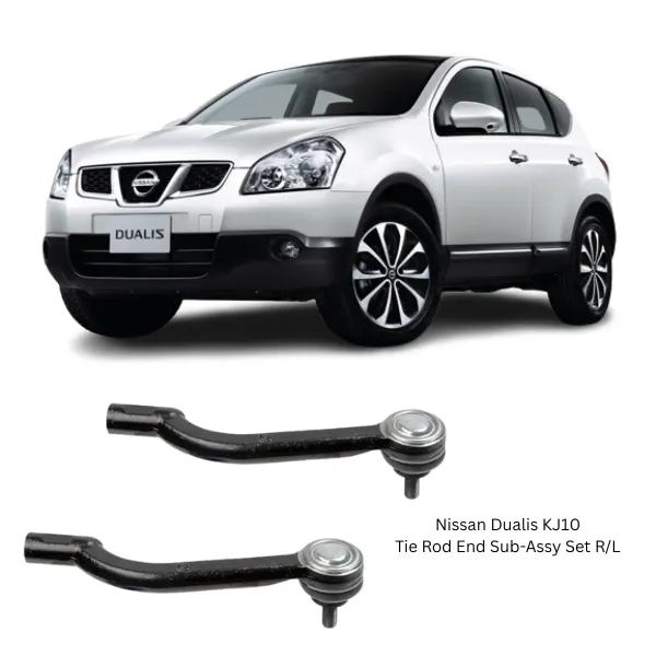 Illustration of nissan dualis kj10 tie rod end sub-assy set r/l d8520-jg00a