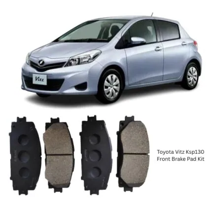 Illustration of toyota vitz ksp130 front brake pad kit d2252