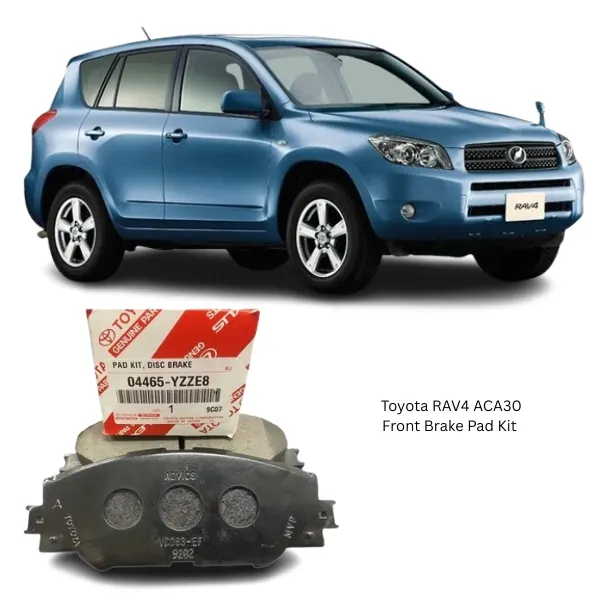 Illustration of toyota rav4 aca30 front brake pad kit 04465-yzze8