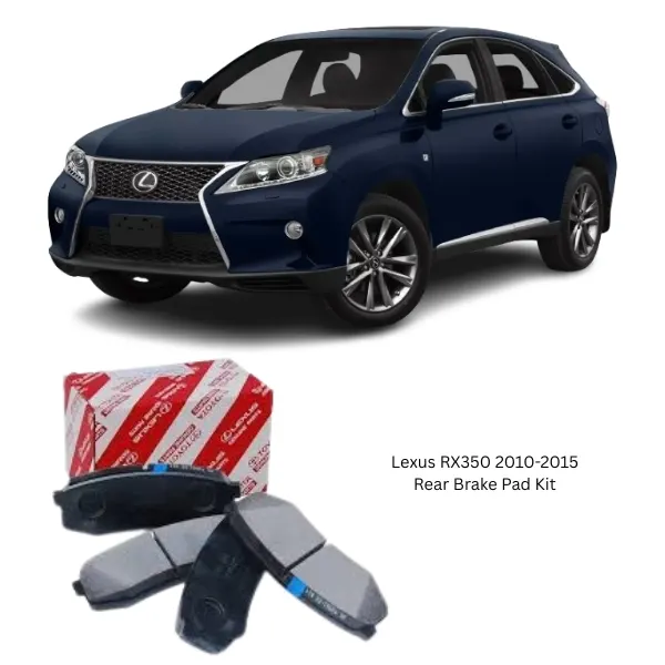 Illustration of lexus rx350 2010-2015 rear brake pad kit 04466-48130