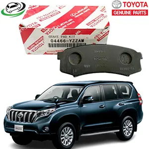 Illustration of rear genuine brakepads land cruiser prado 150