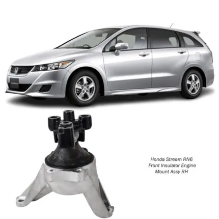 Illustration of honda stream rn6 front insulator engine mount assy rh 50820-sma-982