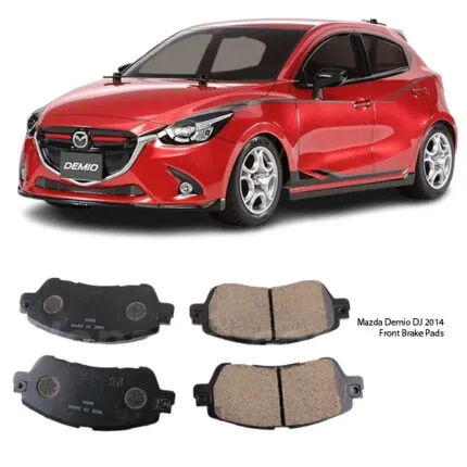 Illustration of mazda demio dj front mk brake pads kit d3170
