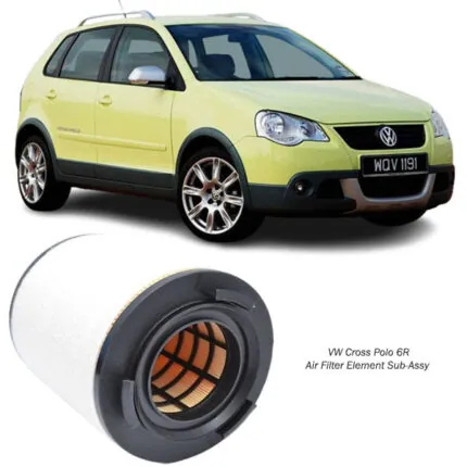 Illustration of vw cross polo 6r air filter element sub-assy 6r0129620a