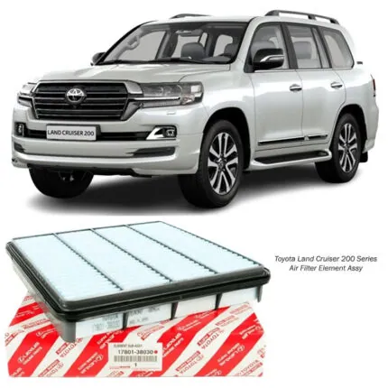Illustration of toyota land cruiser 200 series genuine air filter element assy 17801-38030