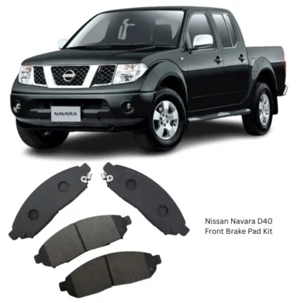 Illustration of nissan navara d40 front brake pad kit d1267
