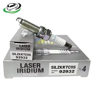 Illustration of ngk silzkr7c11s laser iridium spark plug honda
