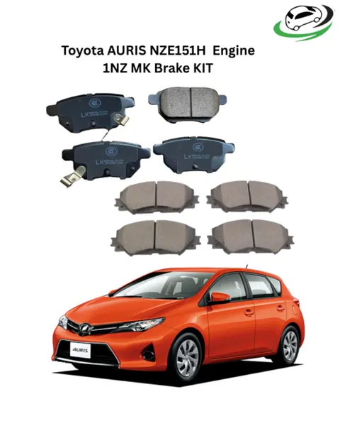 Illustration of toyota auris nze151h 1nz mk brake kit