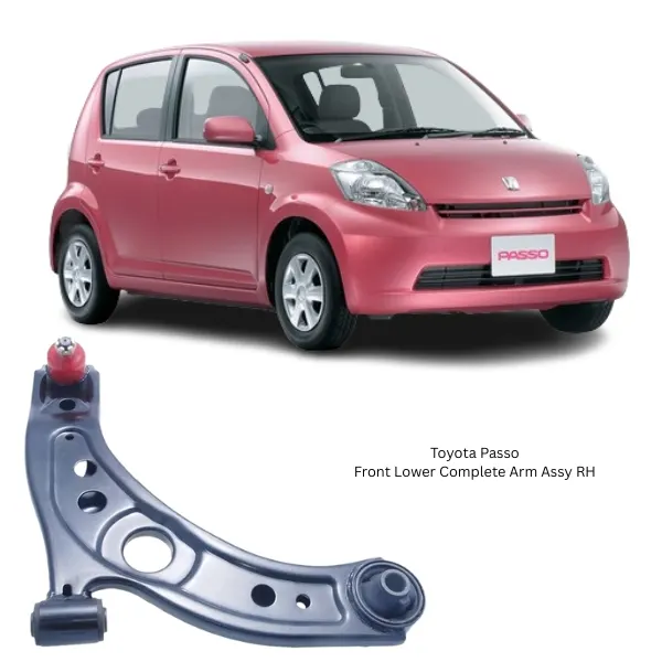 Illustration of toyota passo front lower complete arm assy rh 48068-b1070