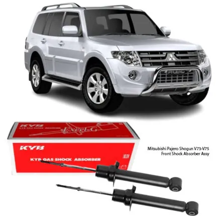 Illustration of mitsubishi pajero shogun v73-v75 front shock absorber assy 341445
