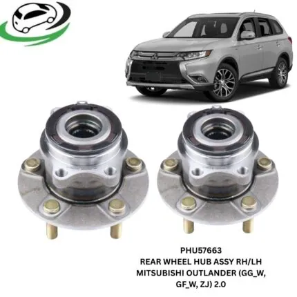 Illustration of pfi phu57663 rear wheel hub assembly rh/lh set – mitsubishi outlander 2.0 (gg_w, gf_w, zj)