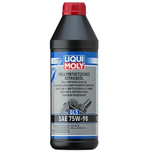 Illustration of liqui moly gl5 75w-90 fully synthetic gear oil (1414)