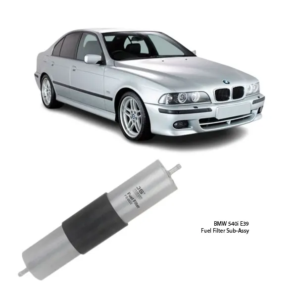 Illustration of bmw 540i e39 fuel filter