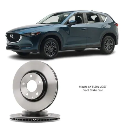 Illustration of mazda cx-5 2011-2017 front brake disc k011-33-251a