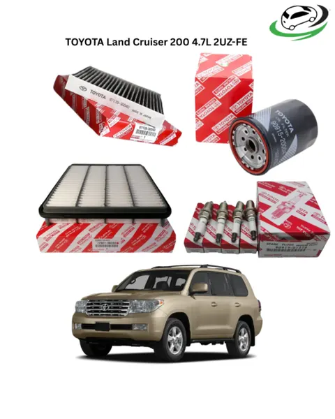 Illustration of toyota land cruiser 200 4.7l 2uz-fe genuine service kit (petrol) - kenya