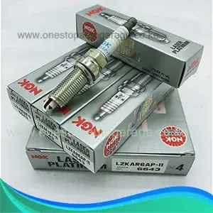 Illustration of spark plugs laser iridium lzkar6ap11-(6643) pack of 4