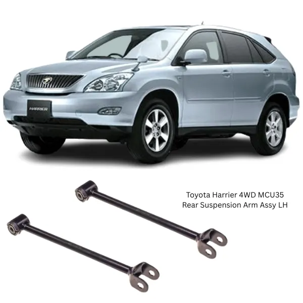 Illustration of toyota harrier 4wd mcu35 rear suspension arm assy lh 48730-48110