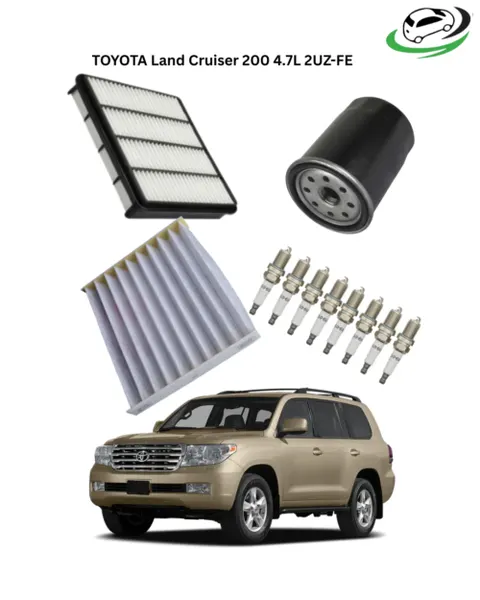 Illustration of toyota land cruiser 200 4.7l 2uz-fe service kit (petrol) - kenya