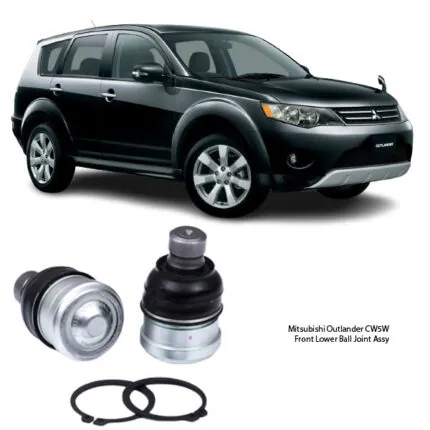 Illustration of mitsubishi outlander cw5w front lower ball joint assy mr403420-1