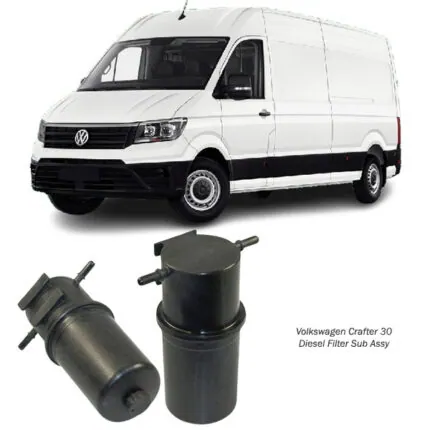 Illustration of volkswagen crafter 30 diesel filter sub assy fs1024