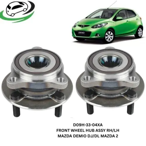 Illustration of d09h-33-04xa front wheel hub assembly rh/lh pair - mazda demio dj/dl and mazda 2