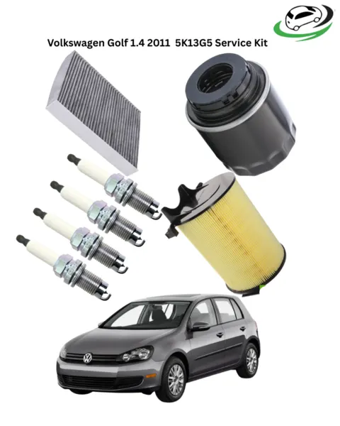 Illustration of volkswagen golf 1.4 2011 in kenya full service kit (caxa engine)